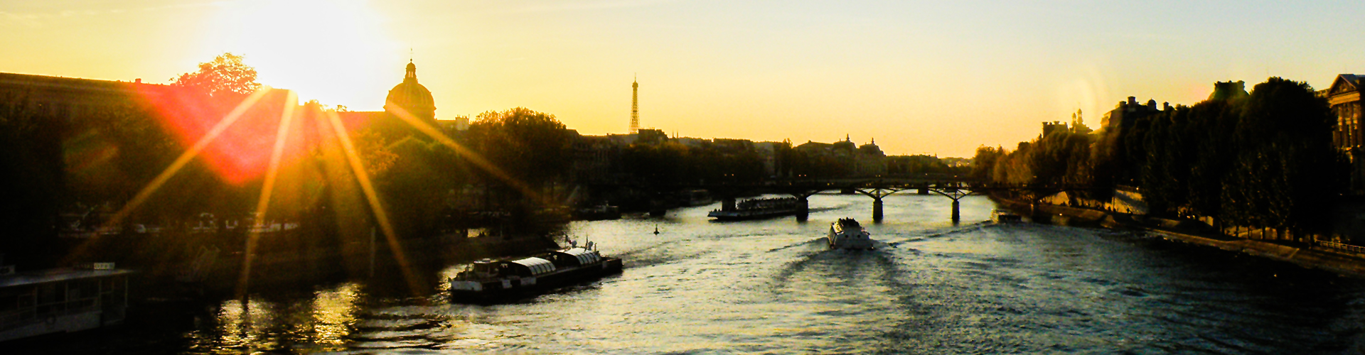 Paris - Coucher de soleil sur la Seine